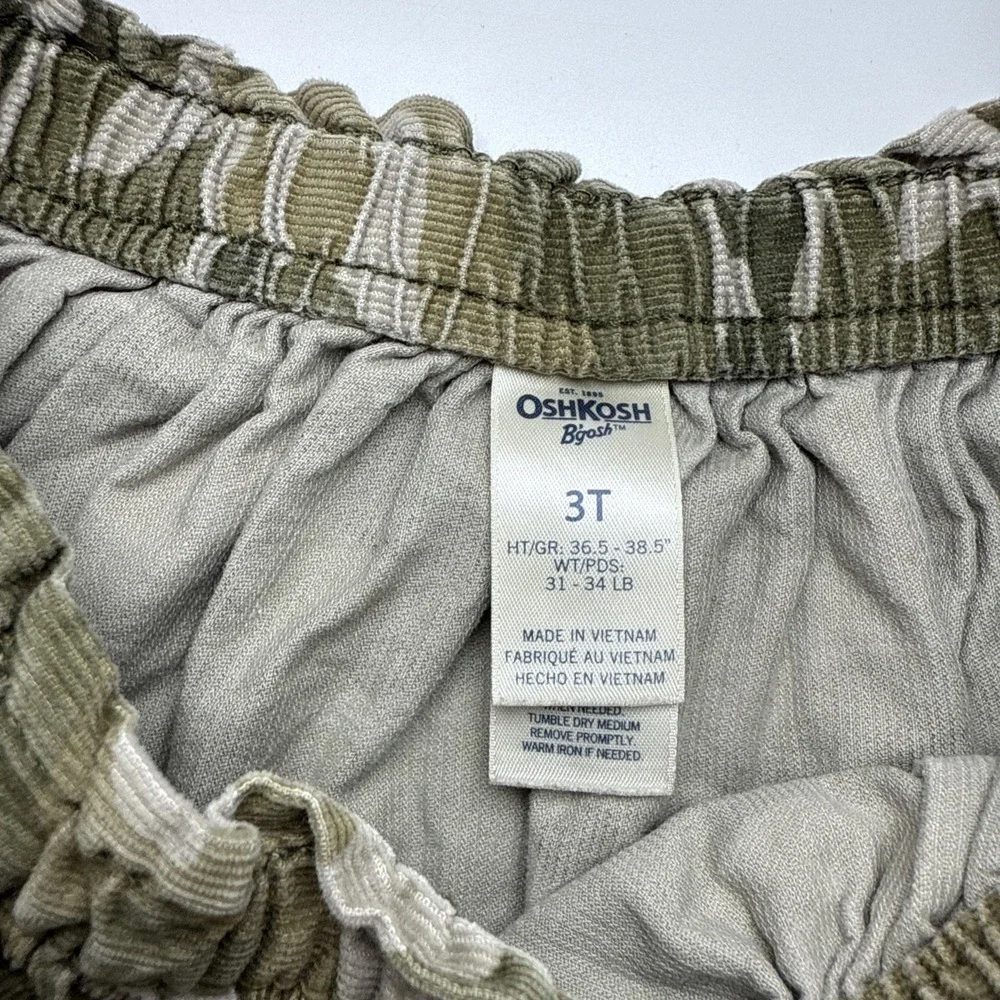 Oshkosh Corduroy Camo‎ Pattern girl skirt 3T